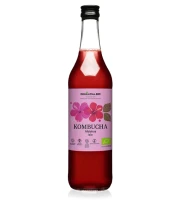 ❄️ Kombucha z Hibiskusem Bezglutenowa BIO 500 ml Zakwasownia