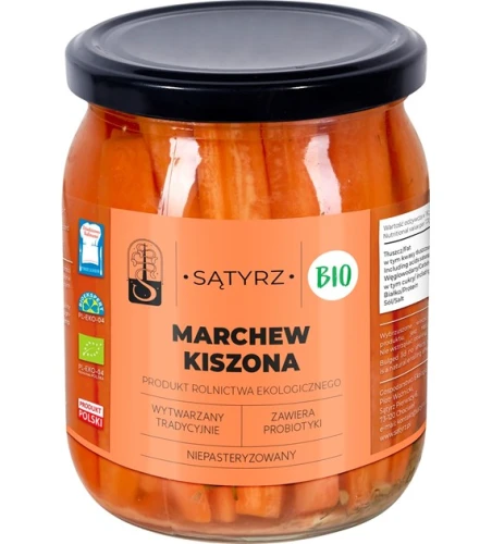 Marchew Kiszona BIO 500 g 280 g Sątyrz
