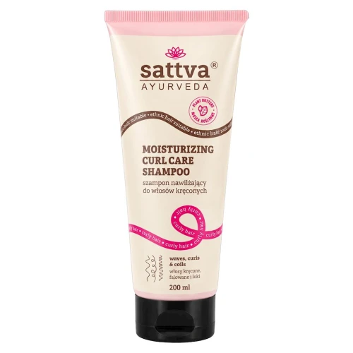 Szampon Nawilżający do Włosów Kręconych 200 ml Sattva