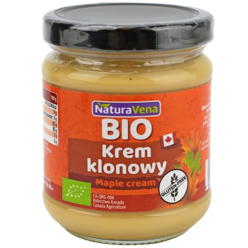 Krem Klonowy Bezglutenowy BIO 250 g Naturavena