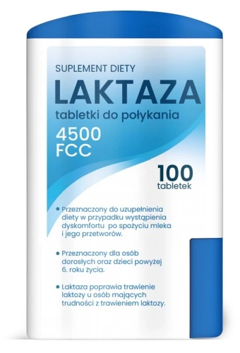 Laktaza 100 Tabletek Domos