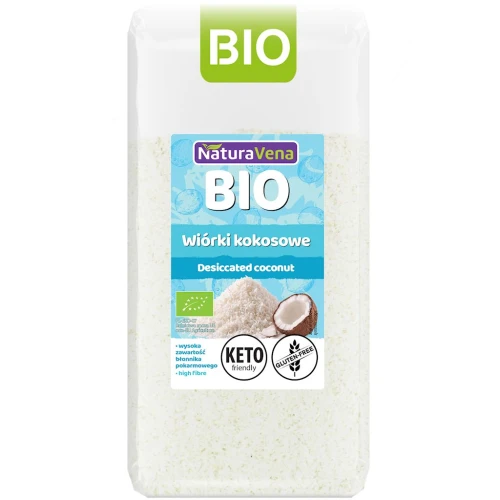 Wiórki Kokosowe Bezglutenowe BIO 200 g Naturavena