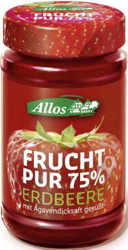 Mus Truskawkowy (75% owoców) BIO 250 g Allos