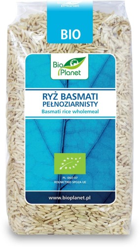 Ryż Basmati Pełnoziarnisty BIO 500 g Bio Planet