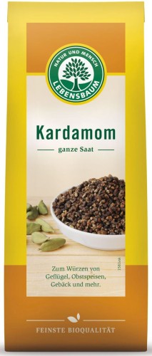 Kardamon Całe Ziarno BIO 50 g Lebensbaum