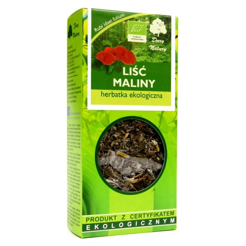 Herbatka Liść Maliny BIO 25 g Dary Natury