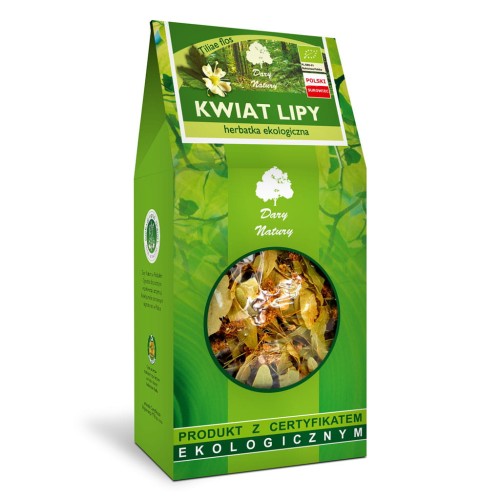Herbatka z  Kwiatu Lipy BIO 30 g Dary Natury