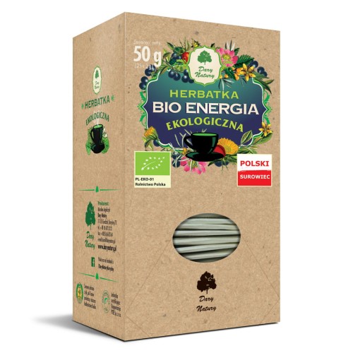 Herbatka Energia BIO (25 x 2 g) Herbata Dary Natury