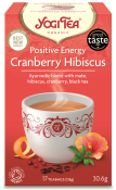 Herbatka Pozytywna Energia Żurawina Hibiskus 17 x 1,8 g Yogi Tea