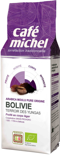 Kawa Mielona Boliwia Fair Trade BIO 250 g Cafe Michel