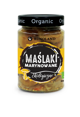 Grzyby Maślaki Marynowane BIO 300 g Runoland
