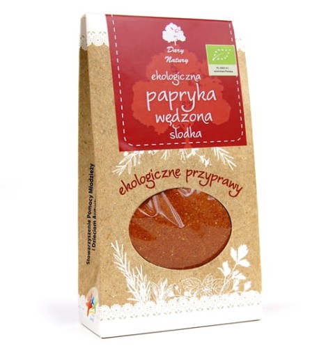 Papryka Wędzona Słodka BIO 50 g Dary Natury
