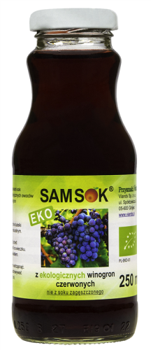 Sam Sok z Czerwonych Winogron BIO 250 ml Viands