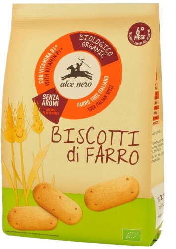 Ciastka Orkiszowe z Witaminą B1 dla Dzieci BIO 250 g Alce Nero