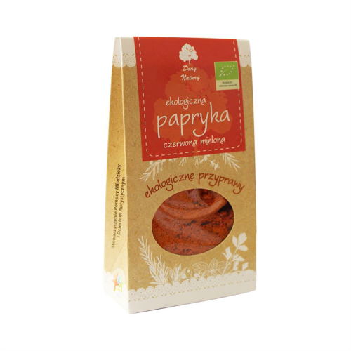 Papryka Czerwona Słodka Mielona BIO 50 g Dary Natury
