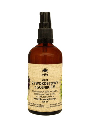 Olej Żywokostowy z Gojnikiem 100 ml Żywokost Astron