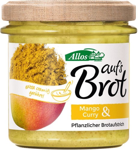Pasta Kremowa z Mango i Curry BIO 140 g Allos