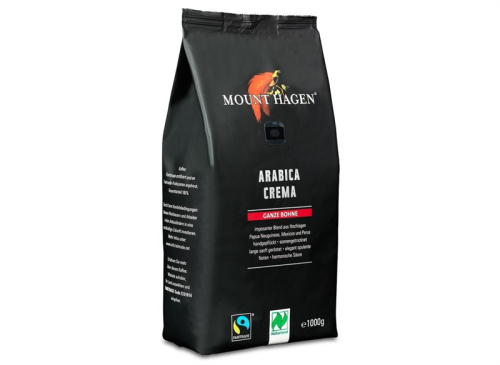 Kawa Ziarnista Arabica Crema Fair Trade BIO 1 kg Mount Hagen