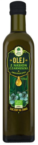 Olej z Nasion Czarnuszki BIO 250 ml Dary Natury