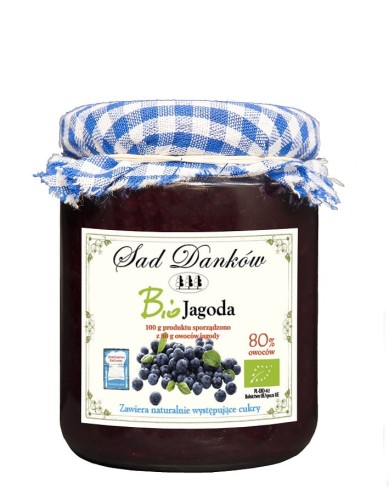 Jagoda 80% BIO 260 g Sad Danków