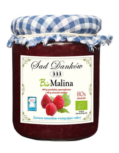 Malina 80% BIO 260 g Sad Danków