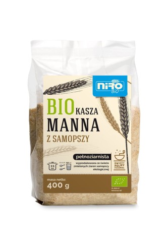 Kasza Manna z Samopszy BIO 400 g Niro