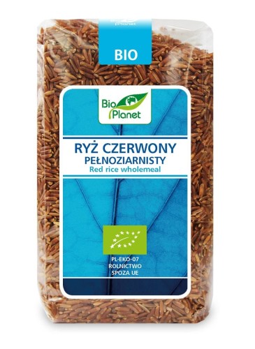 Ryż Czerwony Pełnoziarnisty BIO 500 g Bio Planet