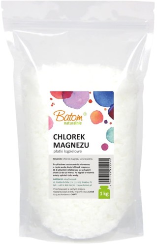 Płatki Kąpielowe, Chlorek Magnezu 1 kg Batom