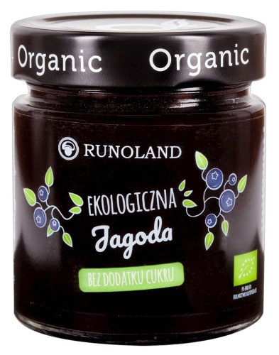 Słodka Przekąska Jagoda Słodzona Sokiem Jabłkowym BIO 200 g Runoland