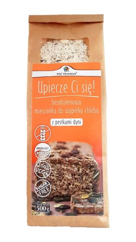 Mieszanka do Chleba Bezglutenowego z Pestkami Dyni 500 g Pięć Przemian