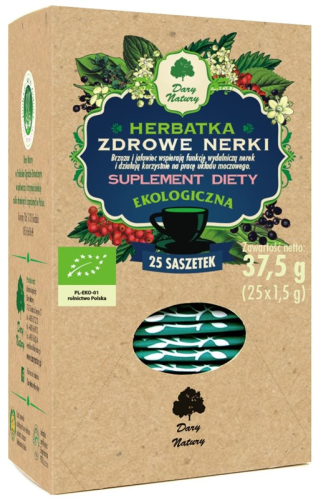 Herbatka Zdrowe Nerki BIO 25 x 1,5 g Dary Natury