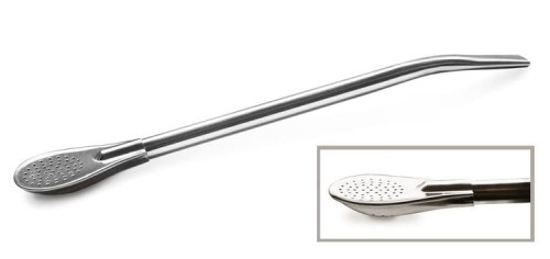 Bombilla Nierdzewna Łyżeczkowa Liza 19 cm Organic Mate Green