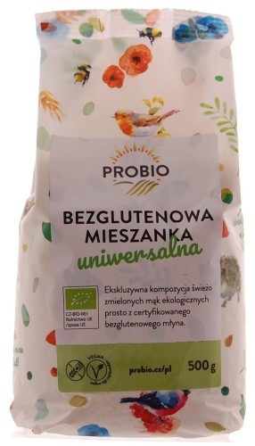 15854MIESZANKA DO WYPIEKU UNIWERSALNA BEZGLUTENOWA BIO 500 g - PROBIO-1