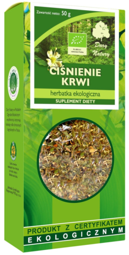 Herbatka Ciśnienie Krwi BIO 50 g Dary Natury