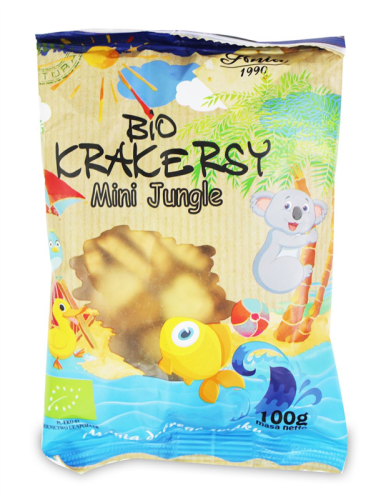 Krakersy Mini Jungle BIO 100 g Bio Ania