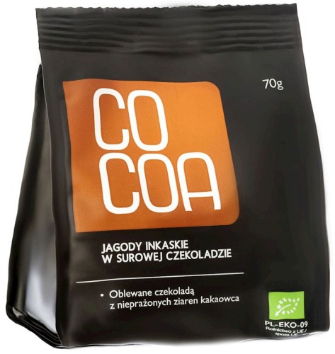 Jagody Inkaskie w Czekoladzie BIO 70 g Cocoa