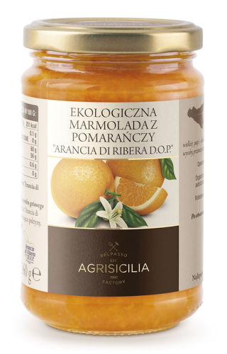 Marmolada z Pomarańczy BIO 360 g Agrisicilia
