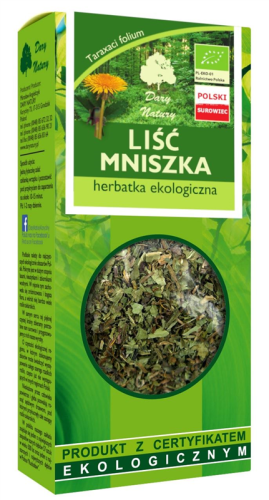 Herbatka Liść Mniszka BIO 25 g Dary Natury