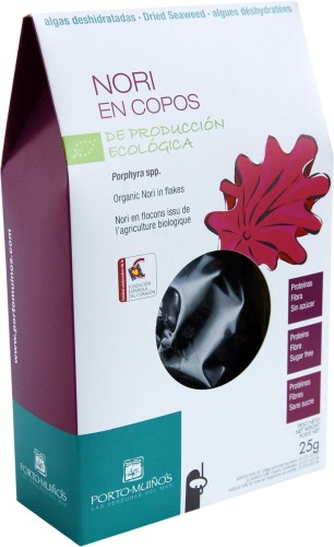 Nori Suszone Płatki BIO 25 g Porto Muinos