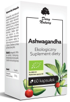 Ashwaganda 520 mg, 60 Kapsułek BIO Dary Natury