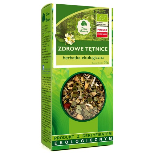 Herbatka Polecana przy Miażdżycy BIO 50 g Dary Natury