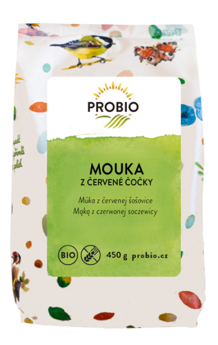 Mąka z Czerwonej Soczewicy Bezglutenowa BIO 450 g Probio