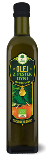 Olej z Pestek Dyni BIO 500 ml Dary Natury