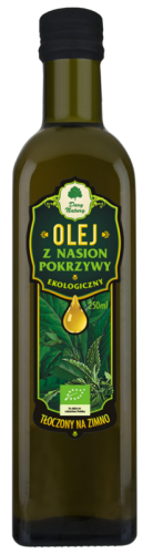 Olej z Nasion Pokrzywy BIO 250 ml Dary Natury
