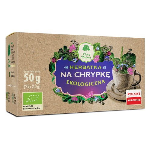 Herbatka na Chrypkę BIO (20 x 2 g) Dary Natury