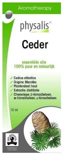 Olejek Eteryczny Ceder, Cedr Atlaski EKO 10 ml Physalis