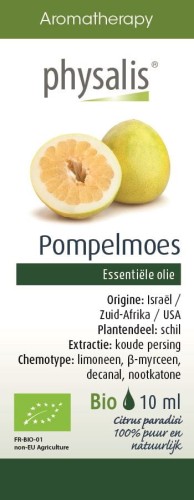 Olejek Eteryczny Pompelmoes, Grejpfrut Spożywczy BIO 10 ml Physalis