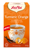 Herbatka Kurkuma Pomarańcza BIO (17  x 2 g) 34 g Yogi Tea
