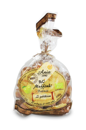 Muffinki Babuni z Jabłkiem BIO 200 g BioAnia