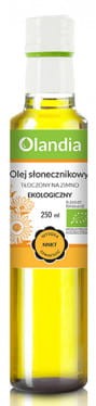 Olej Słonecznikowy Tłoczony na Zimno BIO 250 ml Olandia